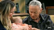 Sasha introduced her father Robert to baby Daisy | Image: ABC